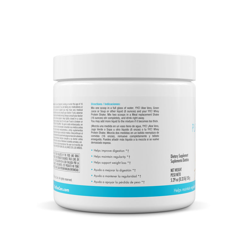 Yes You Can! Meal Replacement Shake, Pure Fiber, 20g Protein, 15 Servings | 20g protein, 4g fiber, 21 vitamins & minerals, 0g added sugar, all-in-one nutrition 30 Servings (1 Pack)