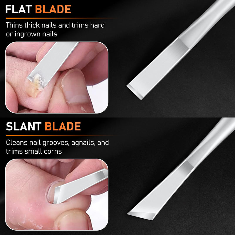 7PCS Ingrown Toenail Removal Kit, Professional Pedicure Tools for Feet, Toe Nail Clippers & Pedicure Knife Set with Corn Removers, Foot Scraper, Callus Shaver, Calloused Feet, Cuticle Remover Tool - BeesActive Australia