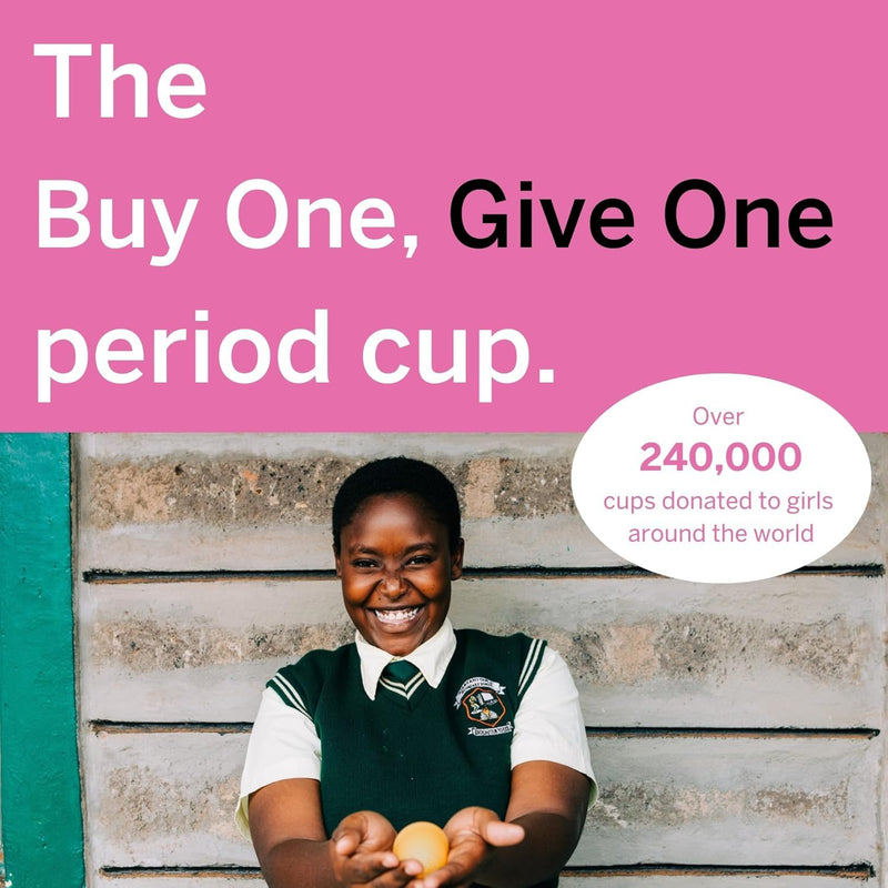 The Pixie Cup - Soft, Safe, Reusable Menstrual Cup ‚Äì 100% Medical-Grade Silicone Period Cup - Buy One We Give One (XL) Plum Extra Large - BeesActive Australia