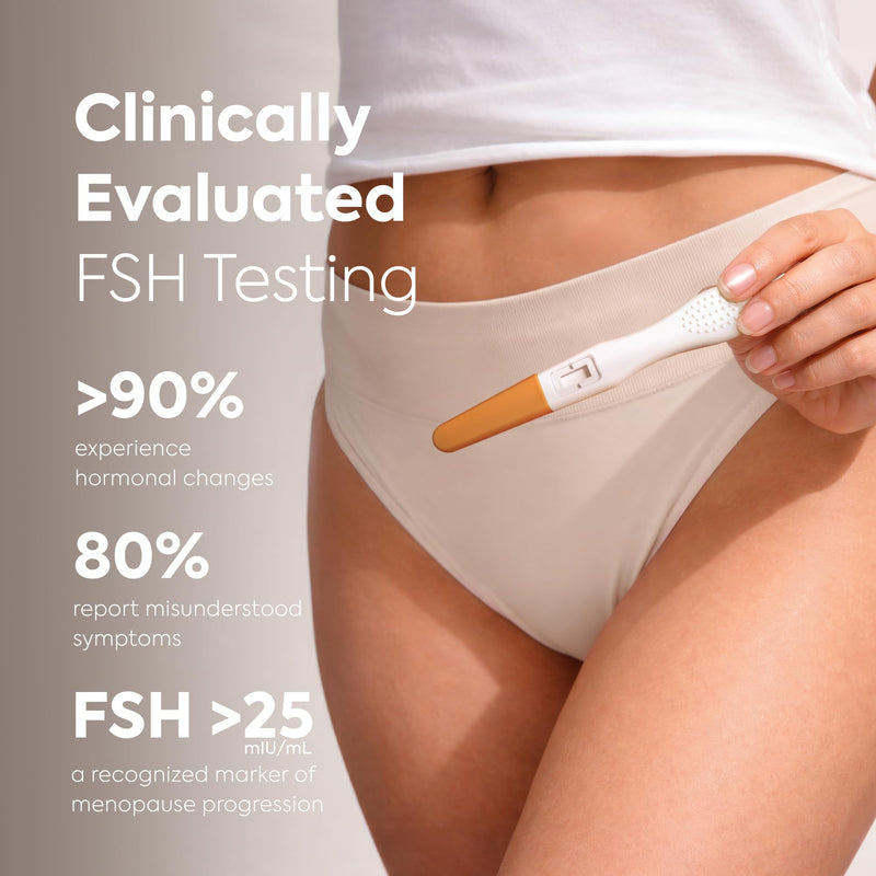 Diagnox Health Menopause Test, At-Home FSH Test Strips to Identify Menopause Stages - Fast 5-Minute Results, Clinical-Grade Midstream Strips (2 Pack) 2 Pack