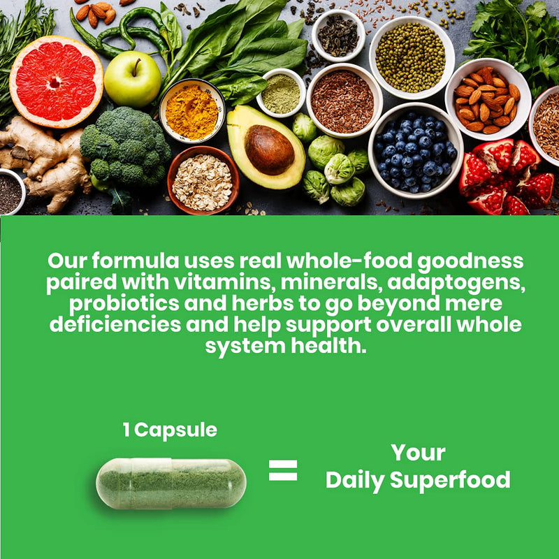 Paradise Herbs Earth's Blend Vitamin D3, 90 Vegetarian Capsules | Superfoods base with probiotics, organic alkalizing greens, veggies and berries in a dietary supplement formula 90 Count (Pack of 1)