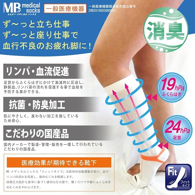 Elastic Stockings, Medical Socks, Fit Type, General Medical Devices - BeesActive Australia