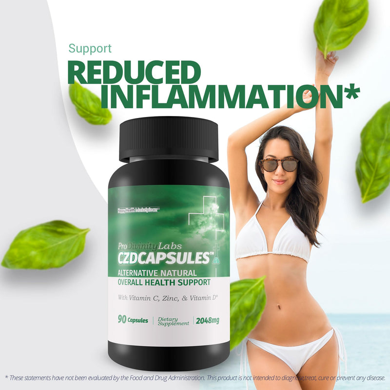Pro Divinity Labs CZD Capsules - Overall Health Support Supplement - an Alternative Natural Approach to Health with Vitamin C, Zinc, Vitamin D, & Herbs - Support Immune Health & Reduced Swelling