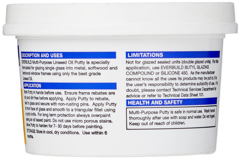 Multi Purpose Linseed Oil Putty 101 Natural 500Gm - BeesActive Australia