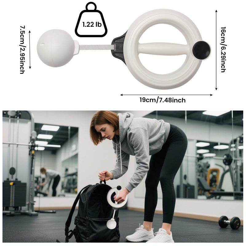 360° Hand-Crank Forearm Trainer, Arm Workout Trainer For Men And Women, Upper Body Workout Equipment For Arms, Shoulders & Chest, Ideal For Home, Gym & Outdoor Training, Great Gift Fitness Enthusiasts - BeesActive Australia