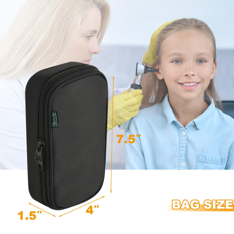 Beautyflier Led Pocket Otoscope Storage Bag, Durable Storage Case Compatible with Zyrev Otoscope, Travel Case for Ear Infection Detector, Easy to Organize Your Otoscope and Accessories (Bag Only) - BeesActive Australia