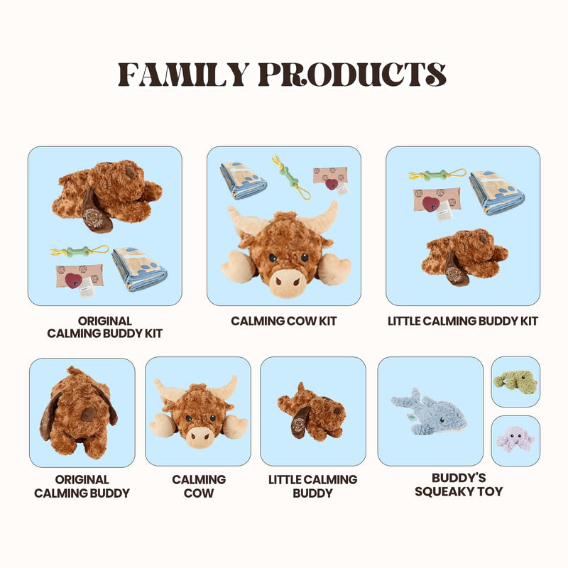 Little Buddy - Puppy Hearbeat Toy for Small Puppy, Anxiety Relief with Reusable Heat Pack and Lavender, Sleep Aid for Dogs, for Medium and Small breads (Little Buddy Kit) Little Buddy Kit