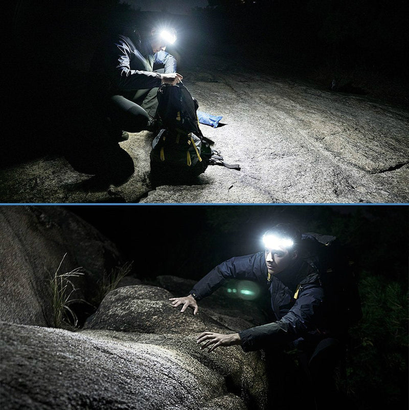 Orbit 2025 Edition Headlamp – 210° Wide Beam + 60° Focus Light, 1020 Lumens, USB-C Rechargeable, IP56 Waterproof, Lightweight LED Headlamp for Camping, Work, Running, Outdoors (Navy) Navy - BeesActive Australia