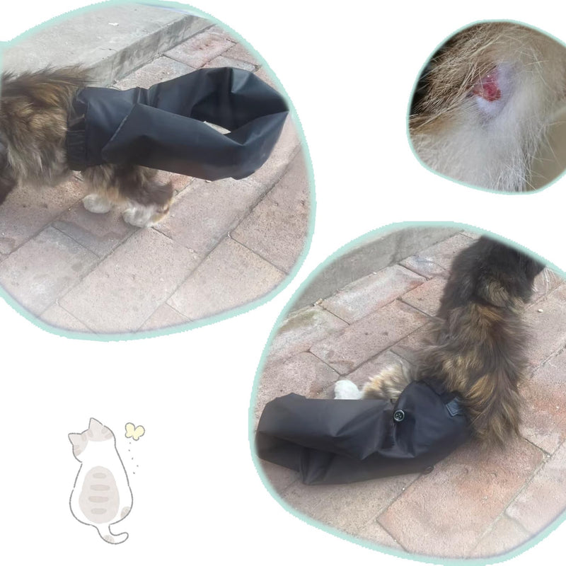 Cat Tail Protector Cover Cats Tails Wounds Heal Prevent Sleeve for Happy Tail Syndrome