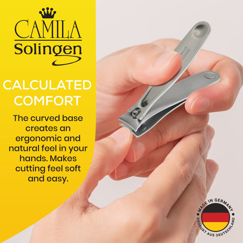 CS15 3" Fingernail Clipper and Toenail Clipper for Manicure and Pedicure - Professional Nail Clippers with Precision Super Sharp Blades - German Carbon Steel Cuticle Trimmer 3" - BeesActive Australia