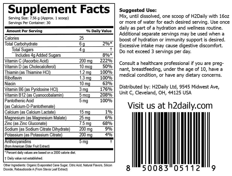 Health + Immunity + Hydration Electrolyte Drink Mix, 30-Serving Tub, Vitamins B, C & D, Zinc & Elderberry, Organic Cane Sugar, No Artificial Dyes, GMO & Gluten Free (Raspberry Lemonade) Raspberry Lemonade