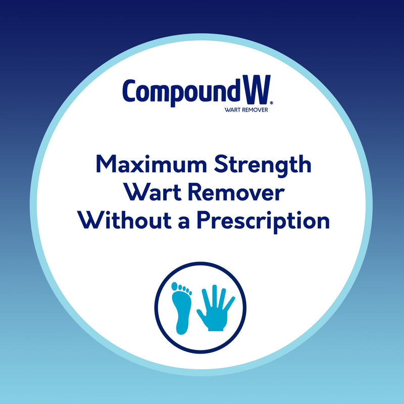 Compound W Maximum Strength Fast Acting Gel Wart Remover, 0.25 oz 0.25 Ounce (Pack of 1) - BeesActive Australia