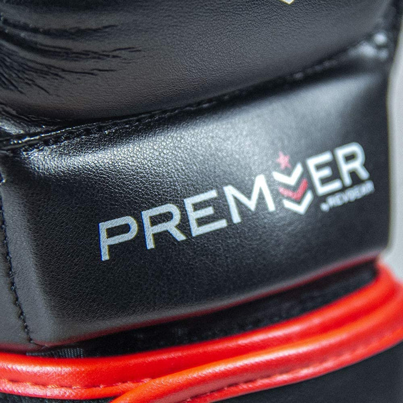 Revgear 7Oz MMA Gloves: Premium Faux Leather Workout Gloves for Men & Women, Ideal for Boxing, Muay Thai, Martial Arts, Sparring, and Heavy Bag Training. Red/Black Small