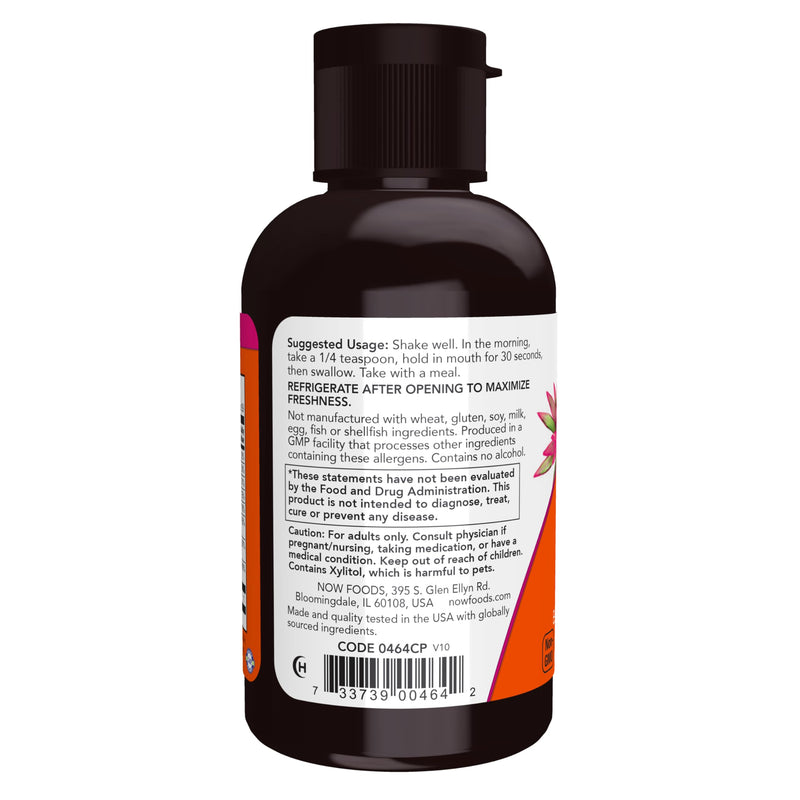 NOW Foods Supplements, Vitamin B-12 Complex Liquid, Energy Production*, Nervous System Health*, 2-Ounce 2 Fl Oz (Pack of 1)