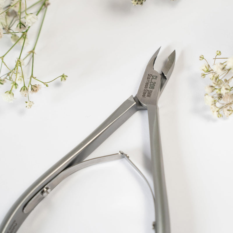 NGHIA Professional Cuticle Nipper CL-206 | Stainless Steel (5MM) | Salon Quality & Surgical Grade | Precision Cuticle Trimmer 5MM