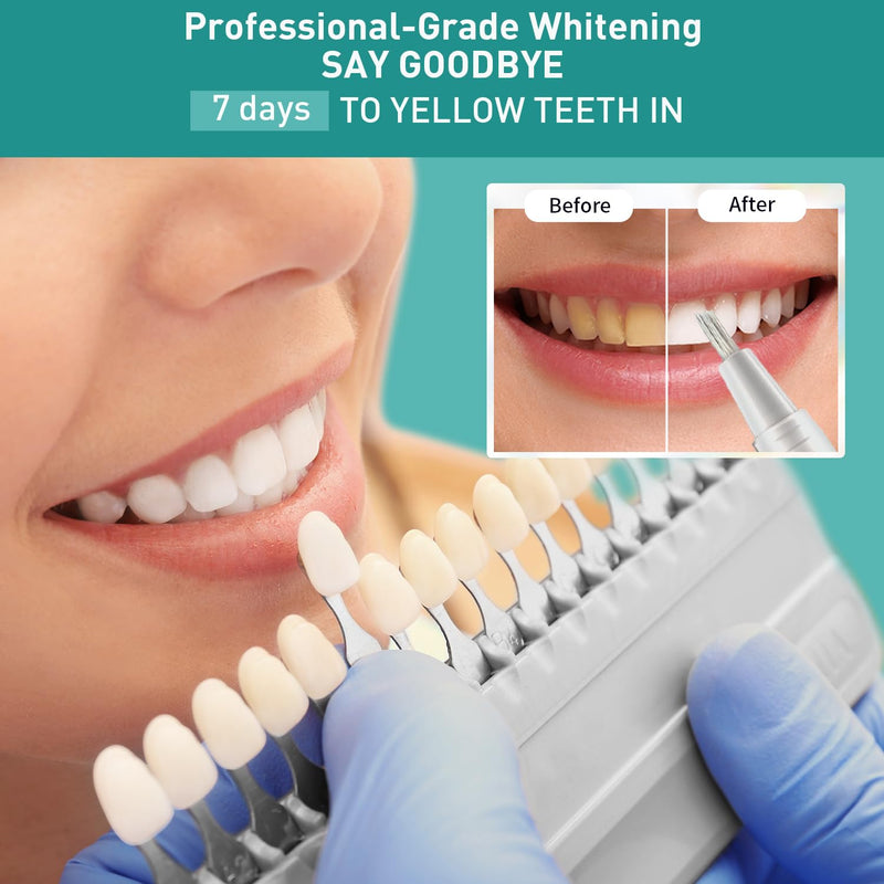 Teeth Whitening Pen 2 Pack (8ml) Fast-Acting Whitening Gel with Brush Applicator ‚Äì Portable Travel Kit for Professional Stain Removal & Brighter Smile - BeesActive Australia