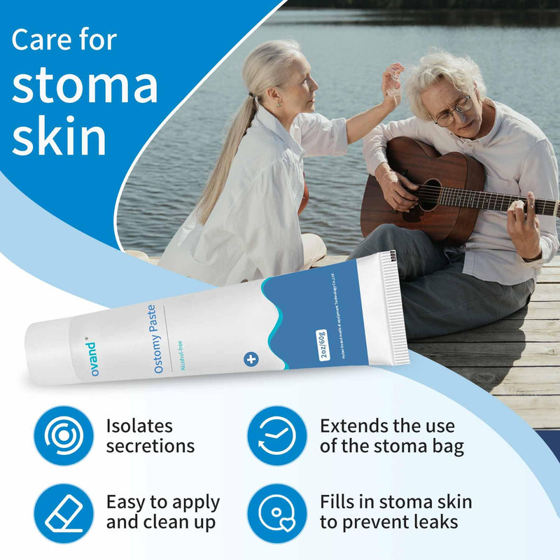 Stoma Skin Barrier Ostomy Paste - Protective Ostomy Skin Barrier Supplies - Stoma Adhesive Skin Protectant Paste - Ostomy Skin Barrier Paste, 2 oz - BeesActive Australia