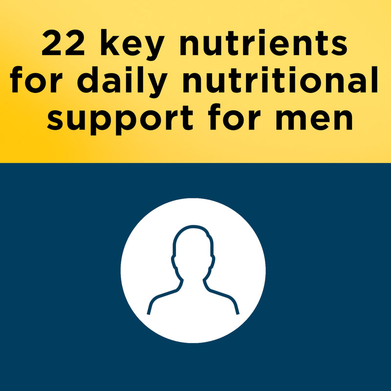 Nature Made Multivitamin for Him, Mens Multivitamin, 90 Tablets | Mens Multivitamins with No Iron for Daily Nutritional Support, Nature Made Multi Mens Vitamins & Minerals, 90 Day Supply 90 Count (Pack of 1)