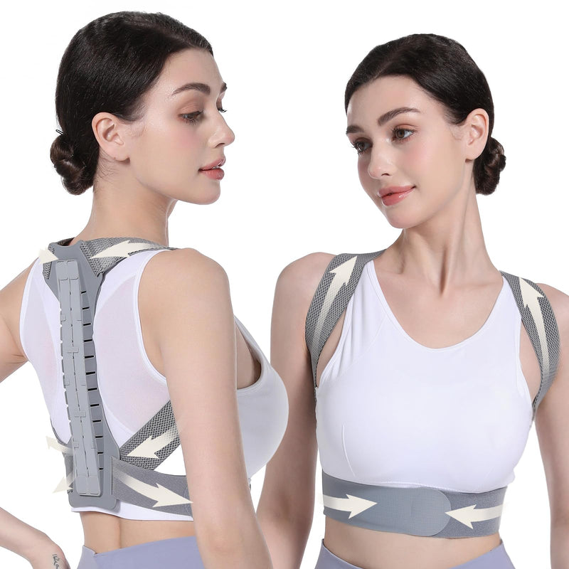 OFIR Upper Back Posture Corrector for Women, After-Work Sofa Reading Support, Twin-Pressure System Back Straightener Posture Brace For Women, 3D Diamond Breathable Cushioning,High-Elastic Straps Small - BeesActive Australia
