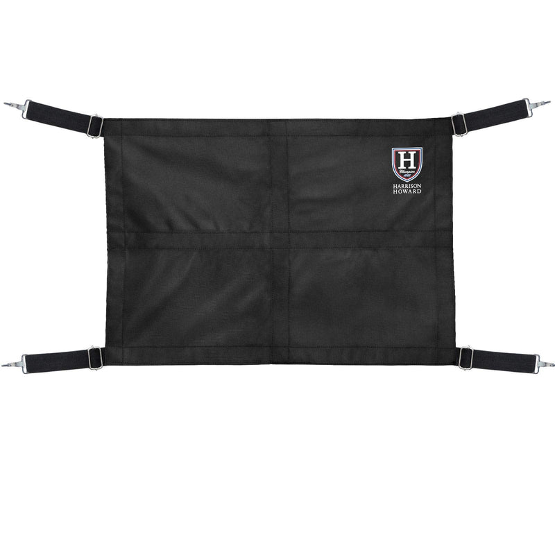 Harrison Howard Stall Guard for Horses Adjustable Straps Easy Installment Stall Guard for Horses-Black Black - BeesActive Australia