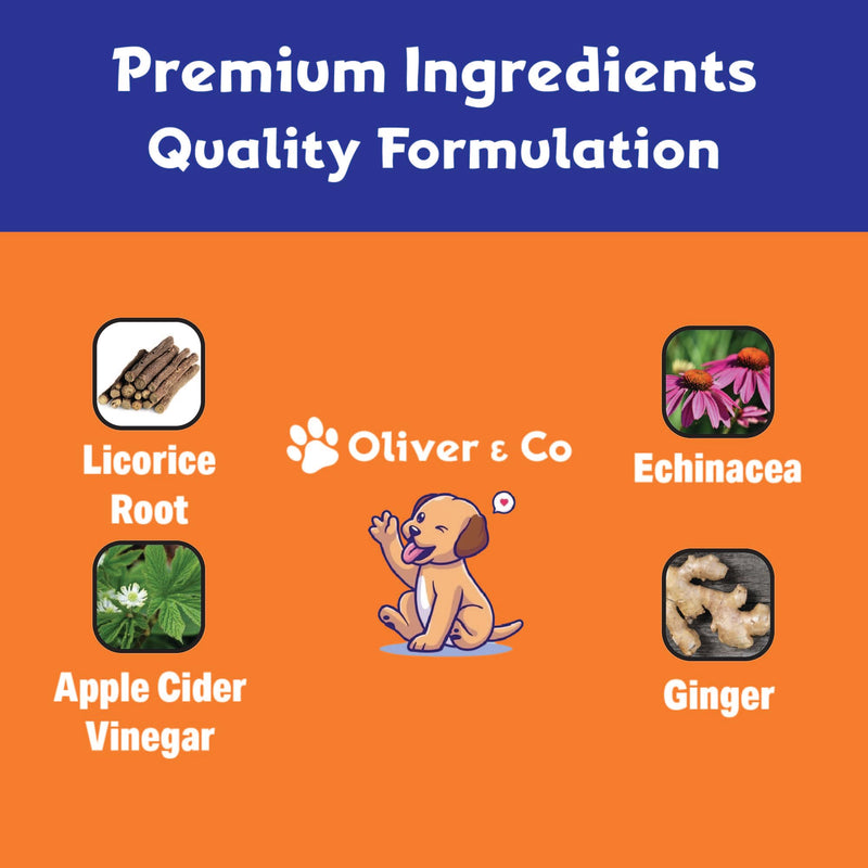 Natural Dog Ear Cleaner and Infection Treatment for Dogs - Dog Drops for Itching, Irritation, & Redness - Ear Infection Treatment for Dogs - 1 fl oz - Bacon Flavor