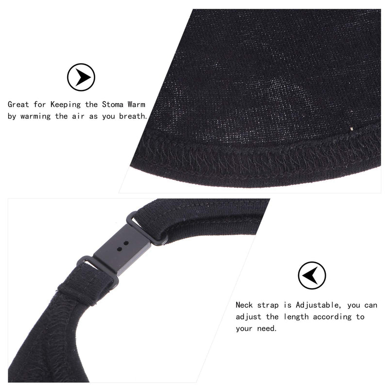 Healifty Tracheostomy Neck Stoma Protector Dust- Proof Neck Trachea Protector Dust- Proof Cover Shield 2Pcs