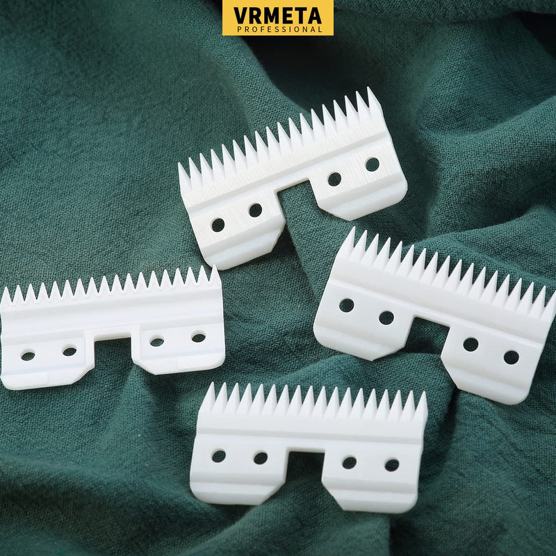 4 Pcs Fast Feed Ceramic Blades Fit Oster Fast Feed Clipper Oster A5 Fast Feed Ceramic Cutters Blade Fast Feed Replacement Blade Fit Wahl KM Series 4 Pcs W - BeesActive Australia
