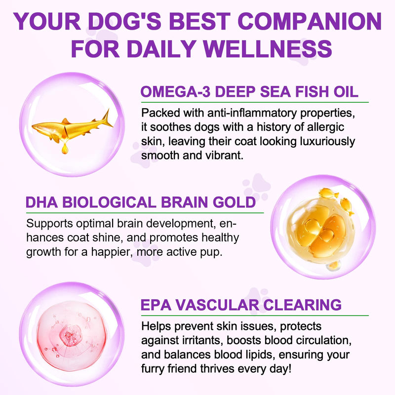 Dog Allergy Relief,Itchy Dog Skin Relief Chews,Allergy Relief Immune Chews,Stop Excessive Itching, Redness, Scratching, And Paw Chewing And Relieve Seasonal Allergies