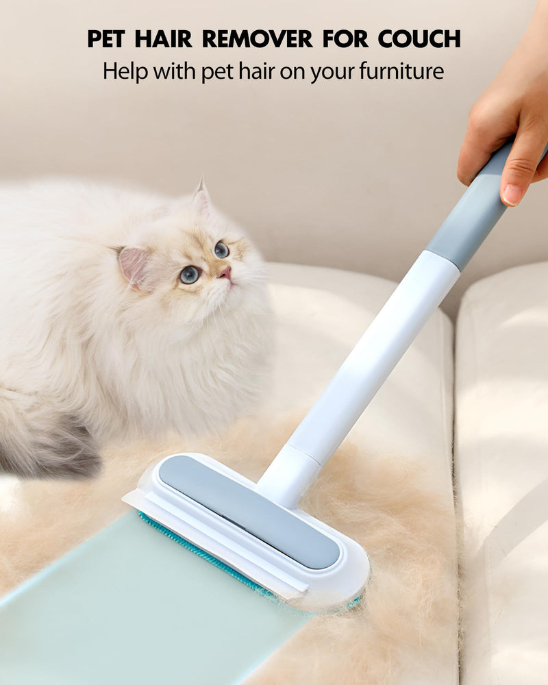 Cat Hair Remover Furniture, Pet Hair Removal for Car, Dog Hair Removal Tool with Long Handle, Pet Hair Removal Tool for Car, Sofas, Clothes, Pet Beds, Carpets, Bedding, Car Mats - BeesActive Australia
