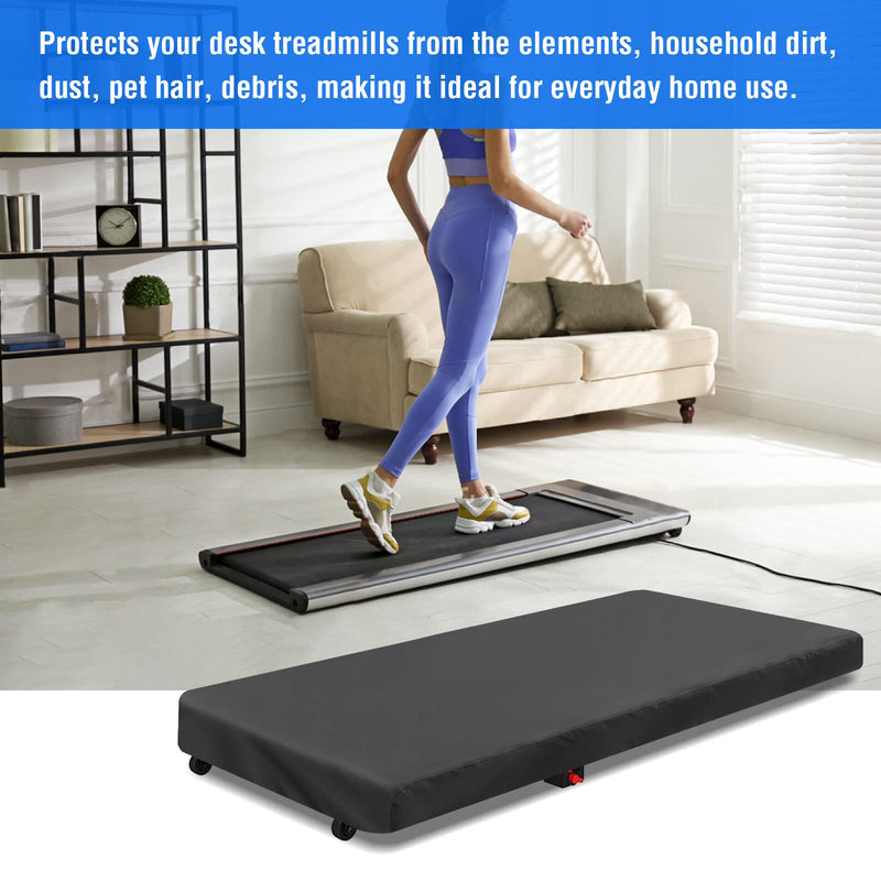 Under Desk Treadmill Cover, Dust-Proof Walking Pad Cover, Waterproof Protective Cover for Walking Treadmill Office Under Desk(Cover Only) 55L x 27W x6H Inch