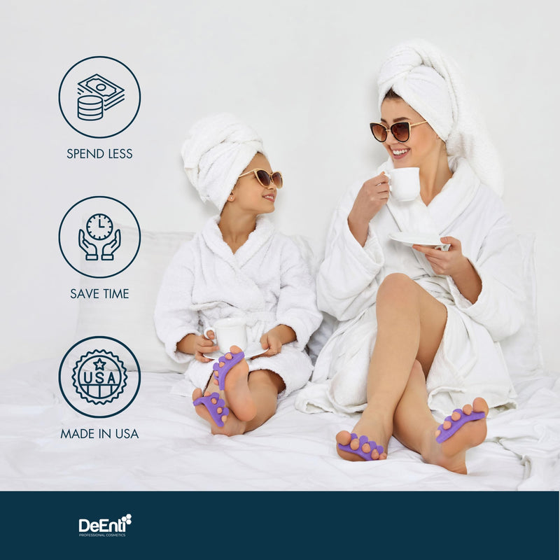DeEnti Double Pumice Pack, Bundle Includes Mint Scented Callus Remover, 2 Pumice Stones for Feet, and 4 Pairs of Gloves, Salon Grade Foot Care, Home Manicure and Pedicure Kit Double Pumice Bundle - BeesActive Australia