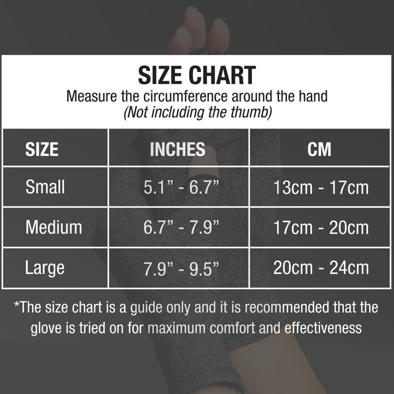Arthritis Compression Gloves for Pain Relief, Reduces Swelling & Stiffness, FSA & HSA Eligible, Fits Men & Women, Joint Pain Relief, Large
