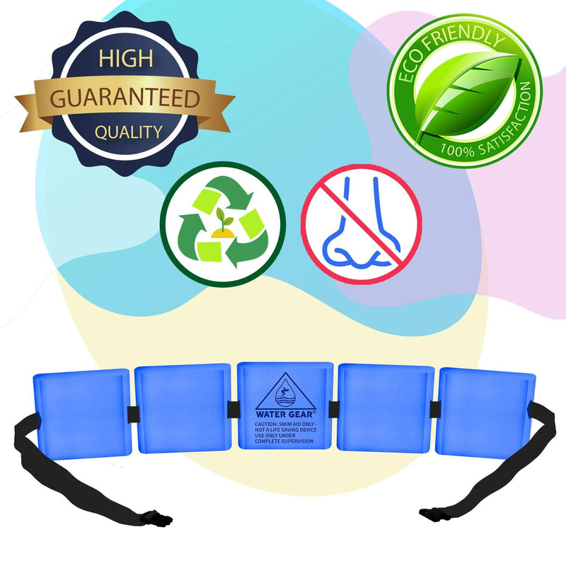 Water Gear Professional Swim Belt Foam Floats - Aquatic Exercise Belt with High Density Foam for Professional or Beginners- Low Impact Exercise Equipment - Easy and Safe Use - BeesActive Australia