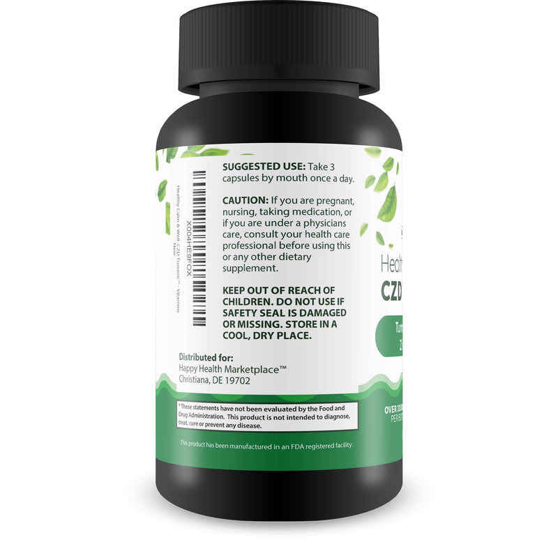 Healthy Calm & Well CDZ Gummies Capsules - Our Best CDZ Supplement Vitamin C D and Zinc - Turmeric Vitamin C D Zinc Magnesium - Our Best Calmwell Cdc Gummies Capsules Zinc Vitamin C Vitamin D Turmeric
