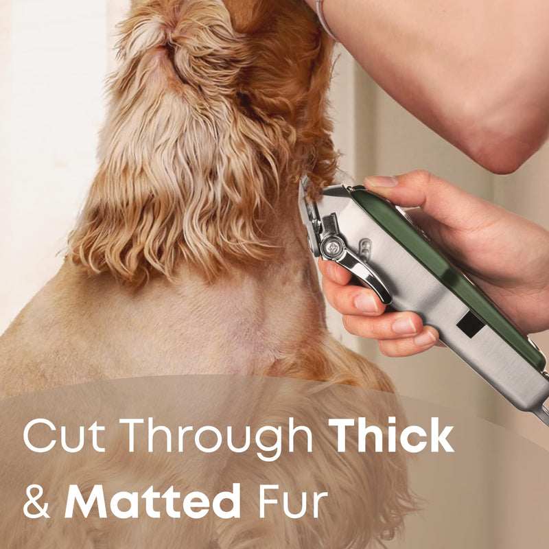 Cat Clippers for Matted Hair - Matted Cat Fur Remover - Low Noise Grooming Trimmer & Shaver | Pet Clippers for Long Hair Cats | Professional Pet Shaver with Detachable Guards - BeesActive Australia