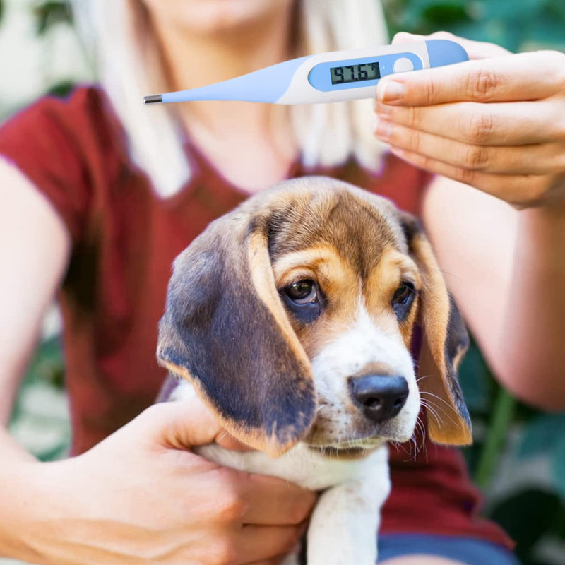 CONTEC Pet Thermometer Dog Thermometer Dual Scale Waterproof Veterinary Thermometer with a Flexible Tip Suitable for Cats/Dogs/Horse/Veterinarian - BeesActive Australia