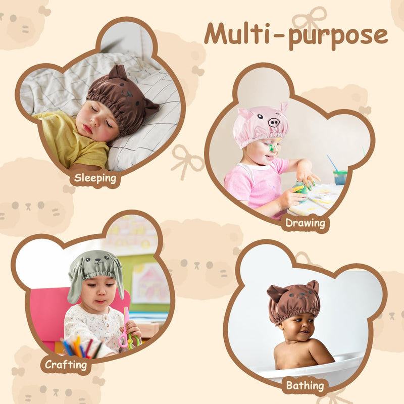 Lolalet Hair Claws Bundle with Cute Animal Shapes Kids Bonnets - BeesActive Australia