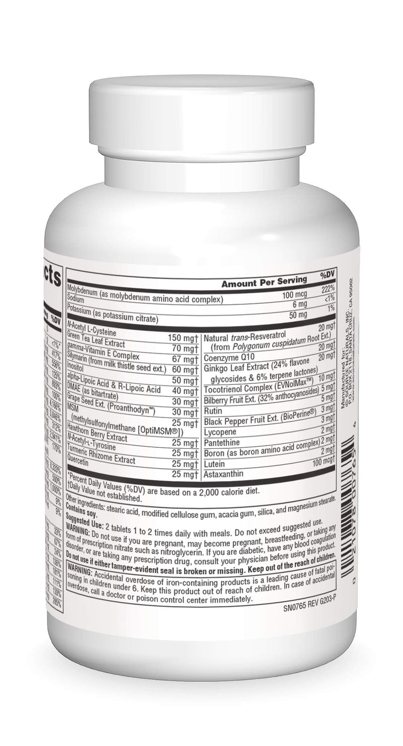 Source Naturals Life Force Multiple Daily Multivitamin, 60 Tablets | Bio-Aligned Formula® - Delivering 40+ Ingredients for Foundational Nutrition | Contains Soy*