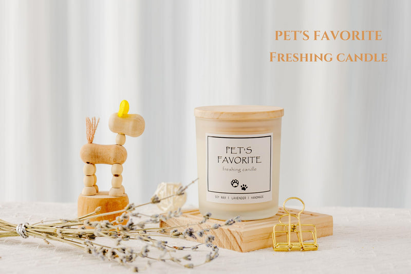 Pet's Favorite Freshing Candle, Lavender Aromatherapy Deodorizing Candle, Eliminates Odors from Pets, Air Freshening Scented Candle, Pet Odor Eliminating Candle for Home Pet's Favorite Freshing Candle - BeesActive Australia