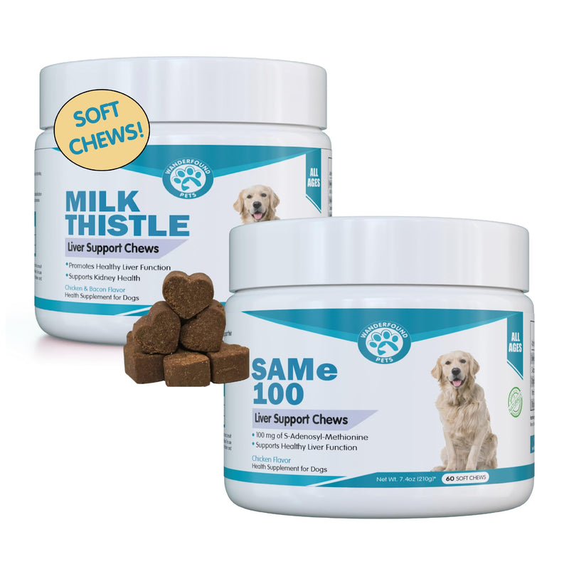 Milk Thistle + Same for Dogs Bundle - Ultimate Liver and Kidney Support Soft Chews