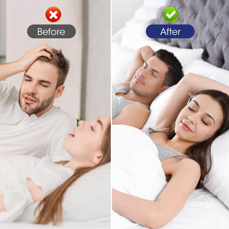 MQUPIN 150 Counts Nasal Strips Upgraded, Drug-Free, Safe, Long Effect, Reduction Snoring, Nasal Strips for Snoring Congestion Relief(66mm*19mm) 1 - BeesActive Australia