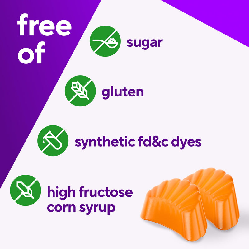 Vitafusion Sugar Free Power C Vitamin C Gummies,Daily Adult Vitamins for Immune System Support (1),Orange Flavor,90 Count (Pack of 2) 90 Count (Pack of 2)
