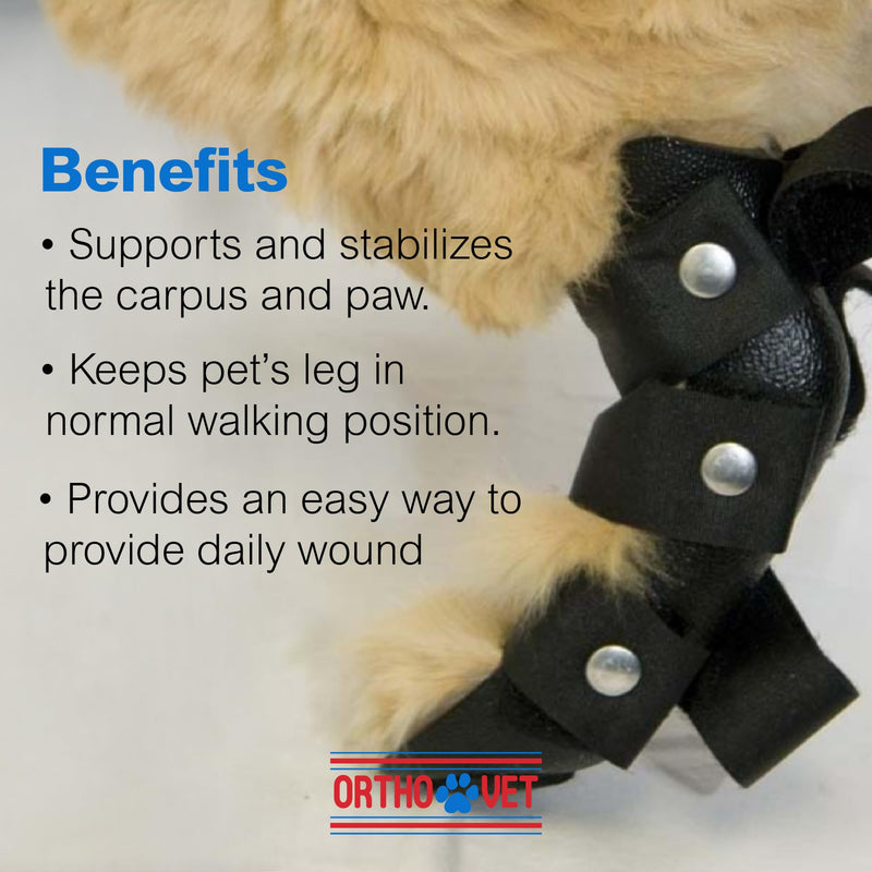 Standard Rear Splint for Cats with Injuries, Arthritis, Fractures or Sprains, Durable & Lightweight Rear Splints for Rehability Treatment & Post-Surgery Protection for Pets Rear Leg Splint