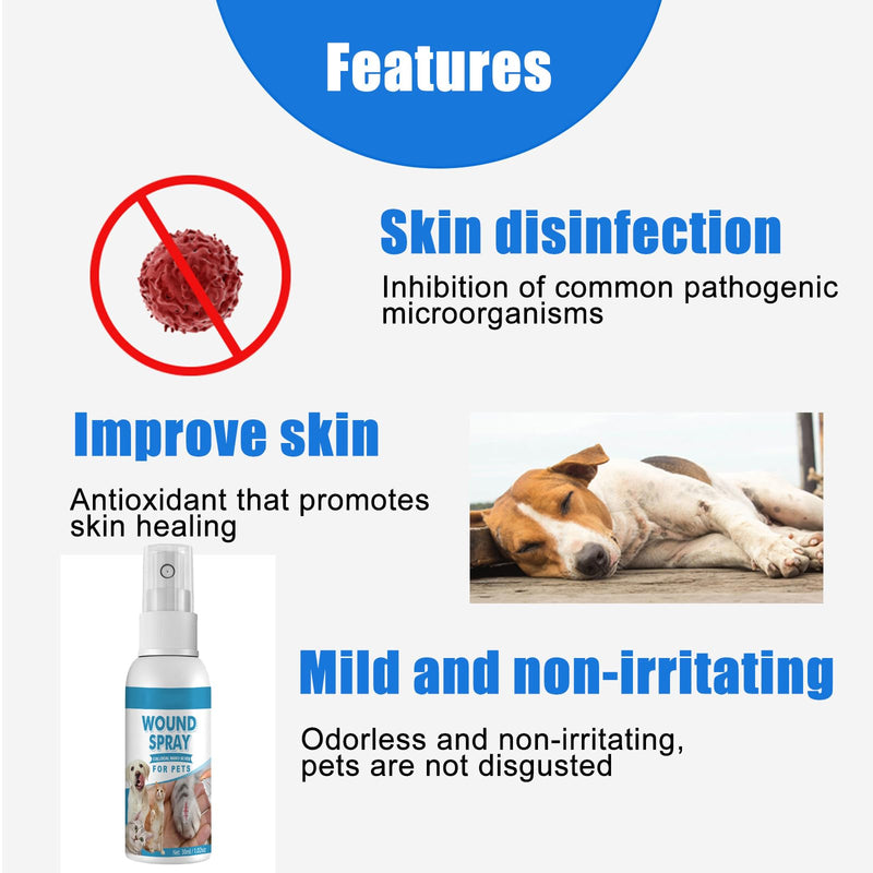 Pet Wound Care Spray,Cat Pet Waterproof Liquid,Pet Liquid Bandage,Pet Wound Liquid Bandage Spray,Cat Pet Wound Healing Liquids,Dog Cat Gel Bandage Plasters,Dog Cat Liquid Bandage,30ML