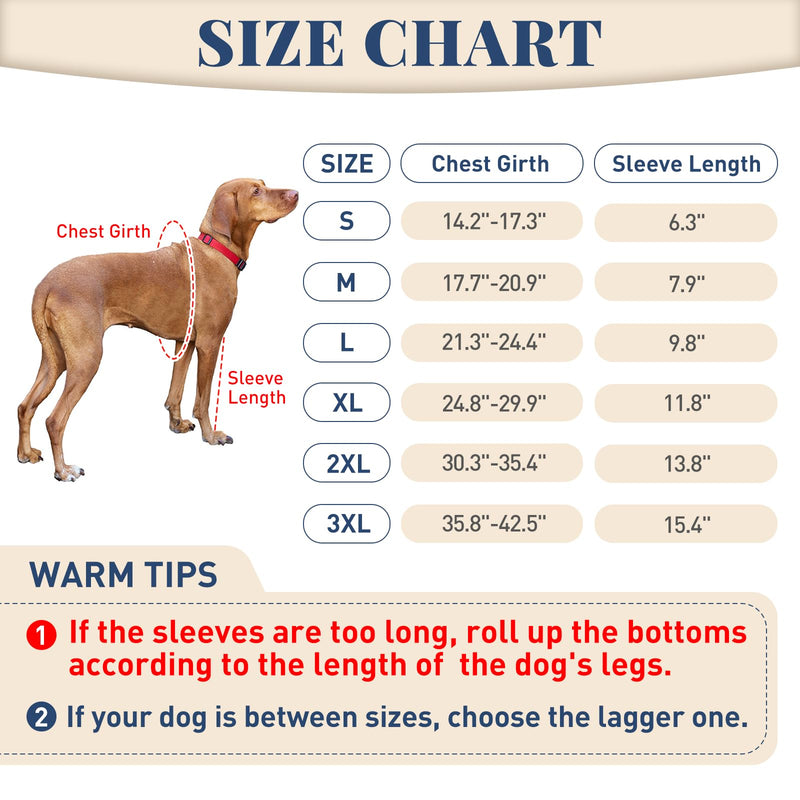 IECOii Adjustable Front Leg Sleeves for Dogs, Post-Surgery Dog Bodysuit for Small Dogs, Puppy Dog Onesie to Prevent Licking, Alternative Recovery Suit for Dogs, Black-S S(Chest Girth:14.17"-17.32") Black - BeesActive Australia