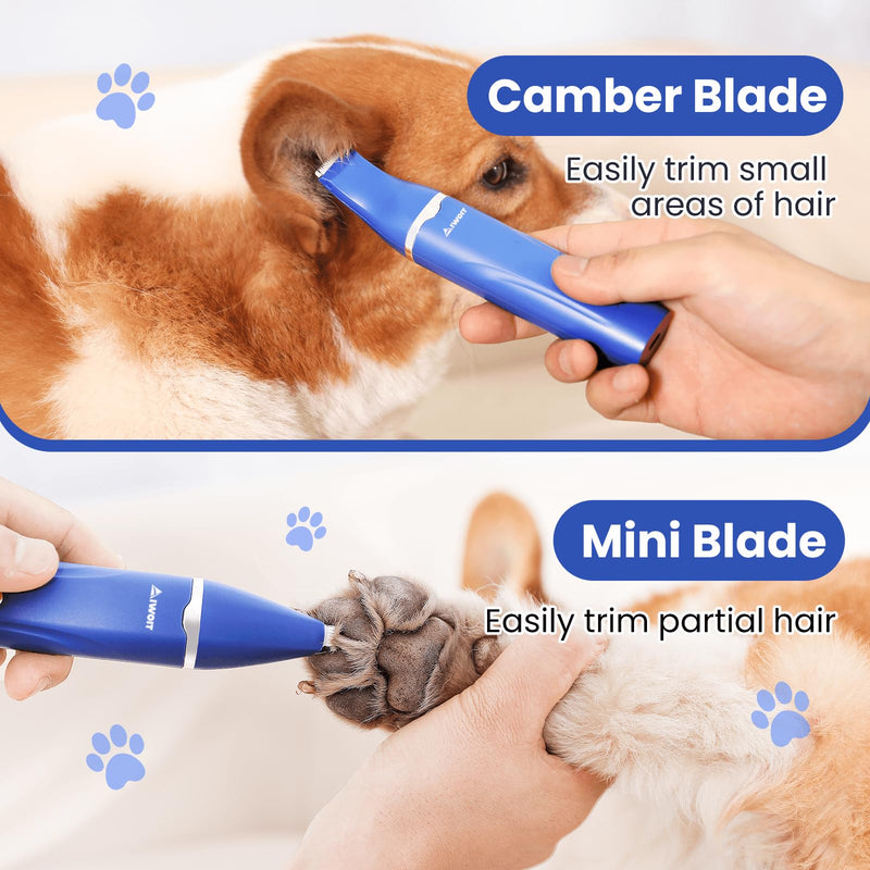 Dog Clippers for Grooming Kit, 4-in-1 Pet Hair Removal Tool, Rechargeable Dog Nail Grinder Hair Trimmers, Low Noise Cat Nail Clipper, Puppy Essentials Supplies Hair Scissors Remover - BeesActive Australia