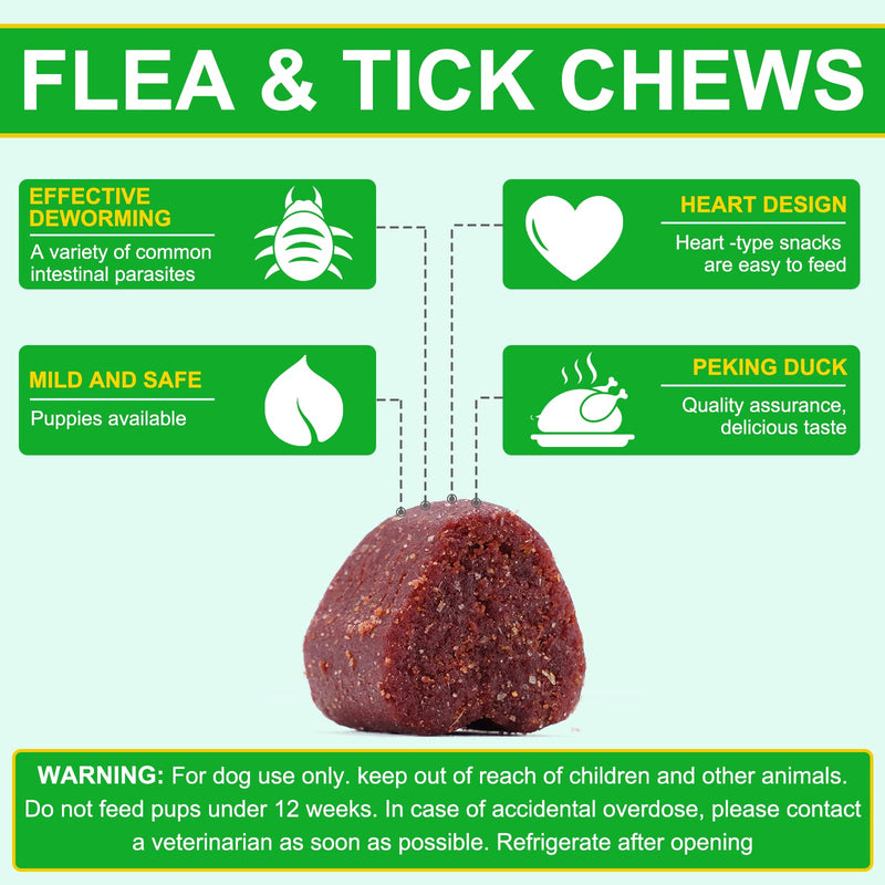 Flea and Tick Prevention for Dogs, Chews, 150 Chews, Natural Flea and Tick Supplement for Dogs, Chews - BeesActive Australia