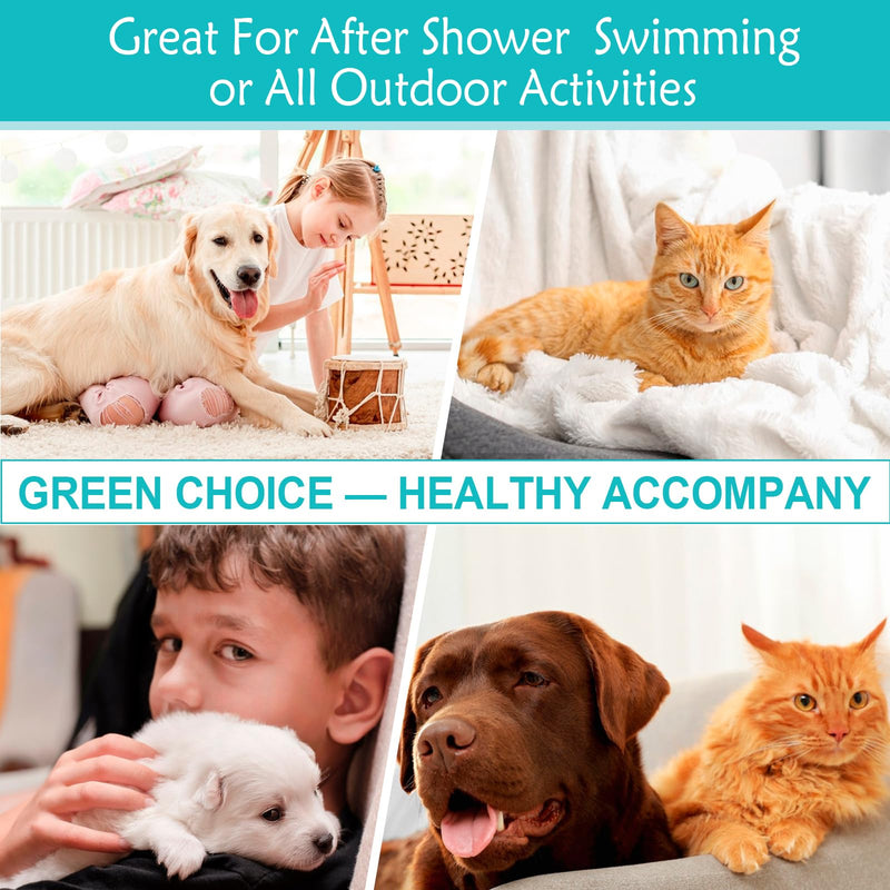2Pack Advanced Dog Ear Cleaner, Dog Ear Cleaning Solution-Pet Ear Rinse Gently & Efficiently Dog Ear Wash-Cat & Dog Ear Clean-with 20 Cotton Swabs & 20 Finger Covers 2 Pack