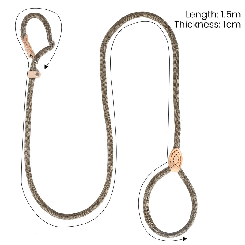 KOSHIFU Dog Lead Retriever Lead with Pull Stop Moxon Lead 120cm Soft Braided Handle with Collar Adjustable Retriever Leads for Small Medium and Large Dogs - BeesActive Australia
