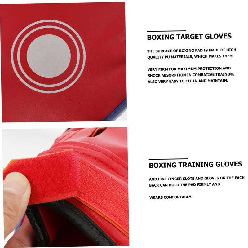 Punch Mitts Boxing Target with Adjustable Wrist Strap Pu Material for Karate Taekwondo MMA Kickboxing Training Gloves 10.16 X 7.56 X 2.76 Inches